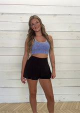 WASHED SQUARE NECK TANK
