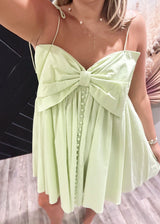 Large Bow Baby Doll Dress