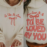 F+S So This Is Love Bow Hoodie