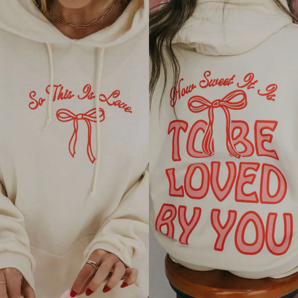 F+S So This Is Love Bow Hoodie