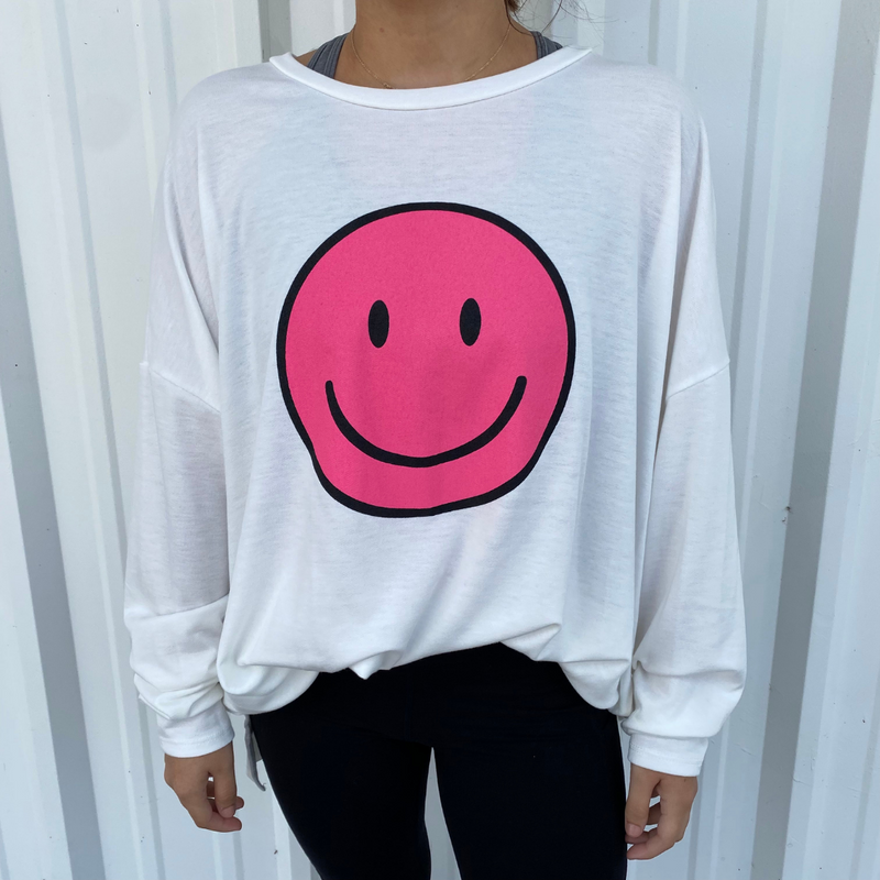 Smile Graphic Sweatshirt