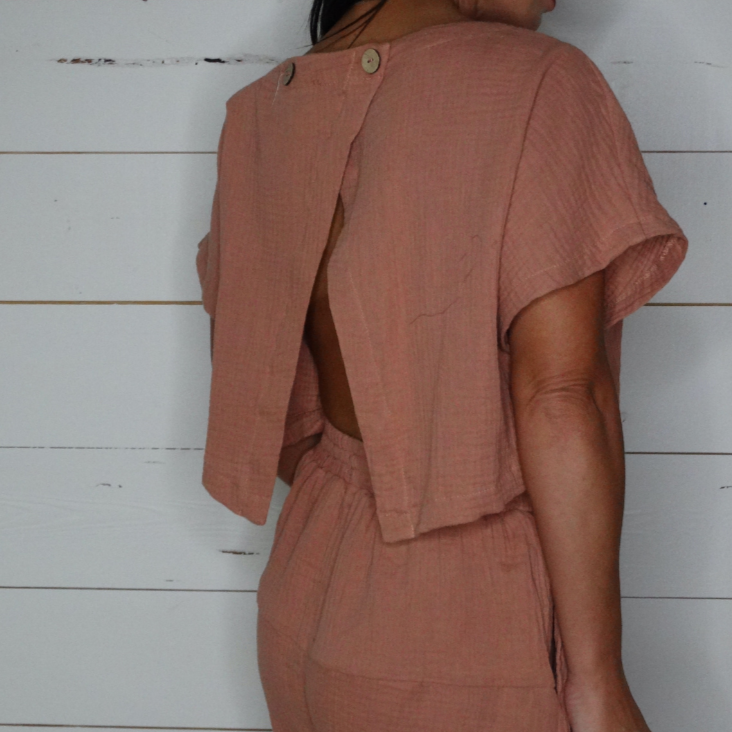 Open Back Jumpsuit