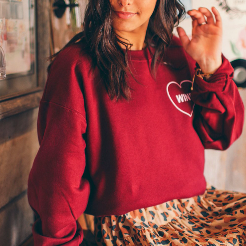 F+S: Wine Sweatshirt