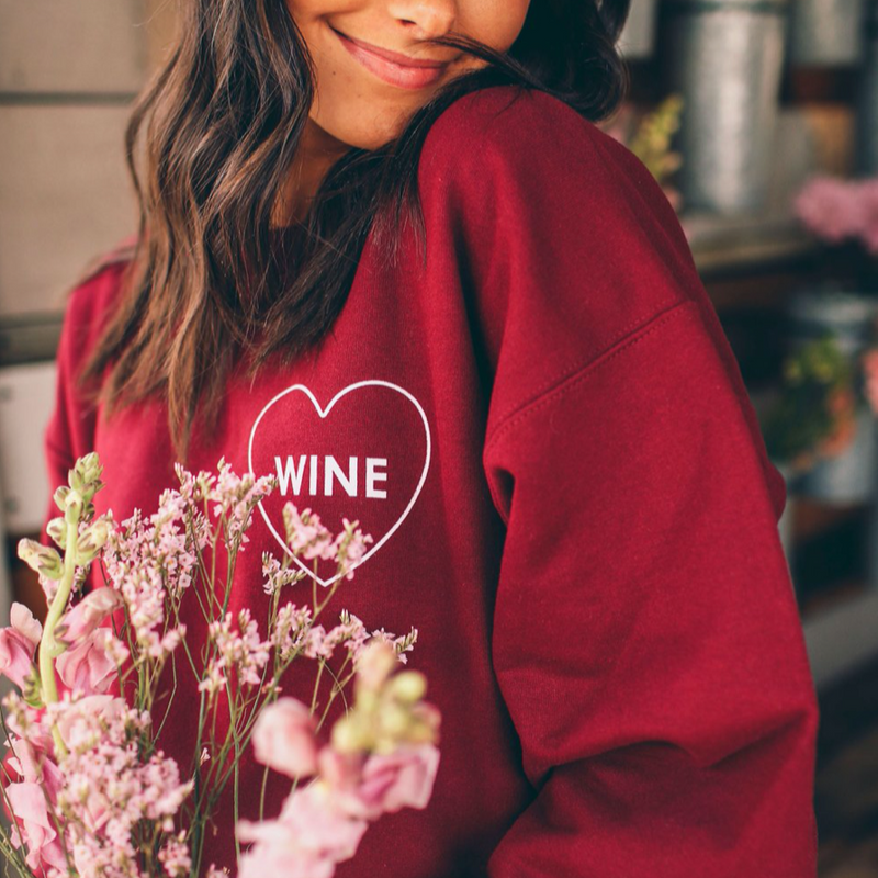 F+S: Wine Sweatshirt