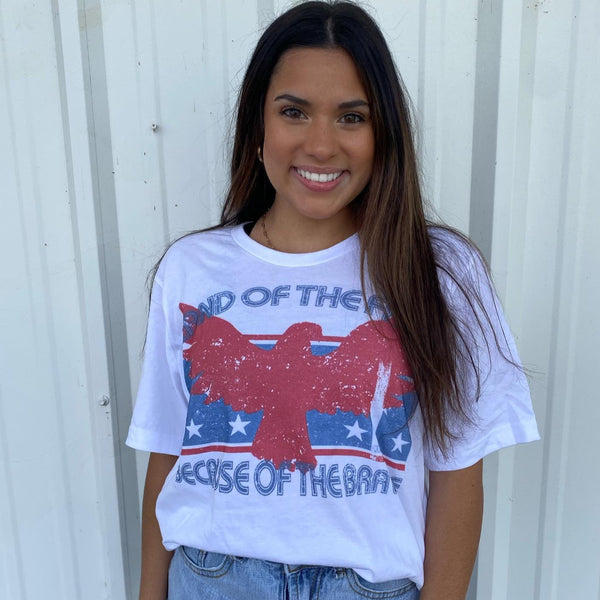 Land of the Free Oversized Tee