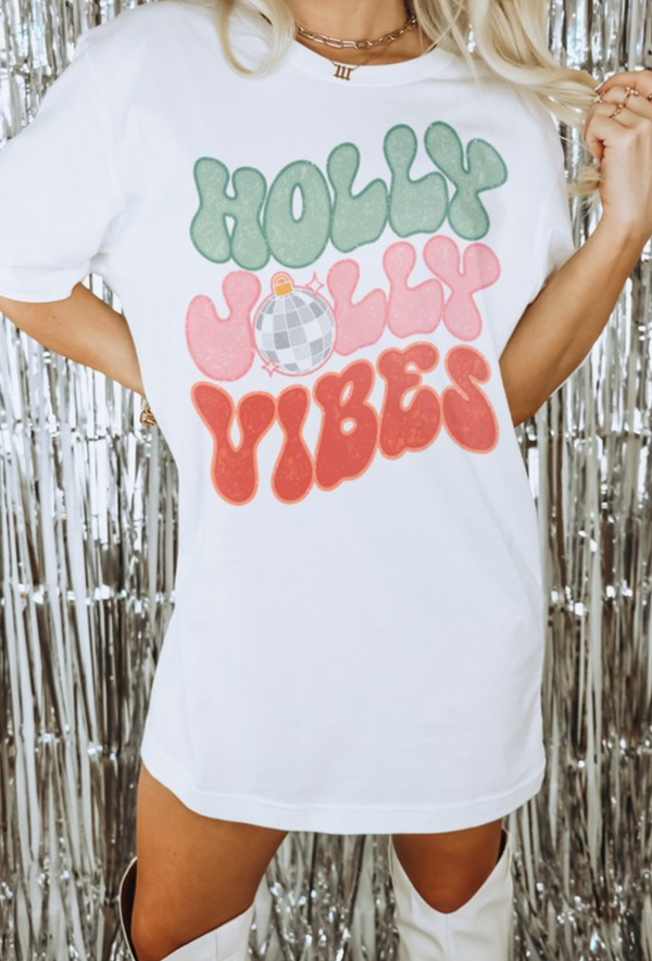 Holly Jolly Vibes Tee