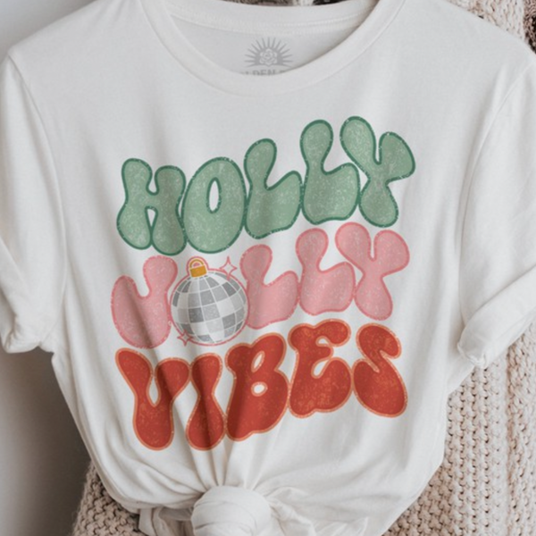 Holly Jolly Vibes Tee