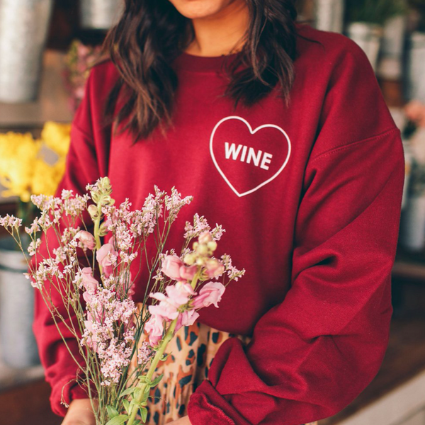 F+S: Wine Sweatshirt