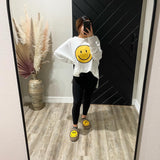 Smile Graphic Sweatshirt