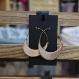 Threaded Crescent Hoop