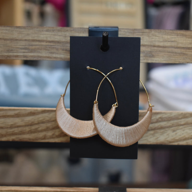 Threaded Crescent Hoop